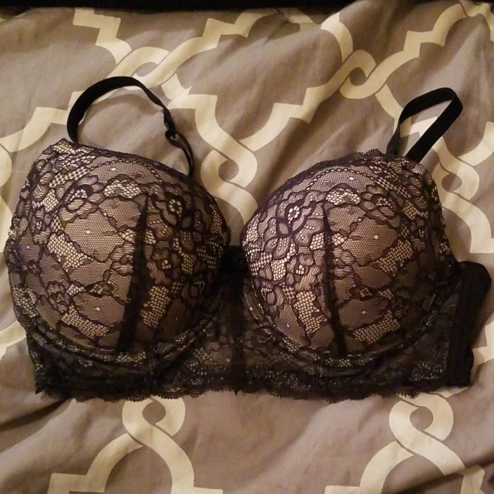Motherhood Maternity Black Lace Bra